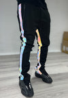 Rainbow Reflective Track Bottoms