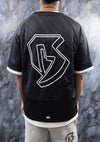 Hollow Football Jersey - Oynx Black