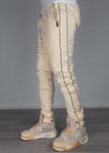 Cream Track Bottoms